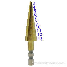 Titanium Coated Step Drill Bit